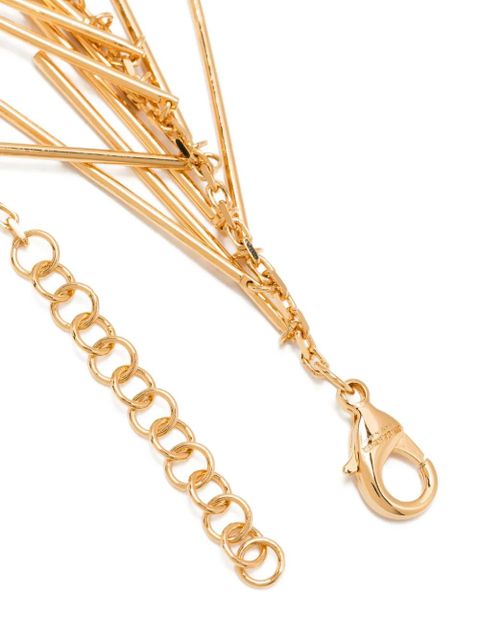 Jil Sander needle-detail necklace - Gold