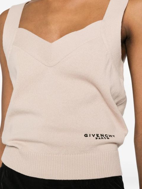 Givenchy V-neck knit top - Neutrals