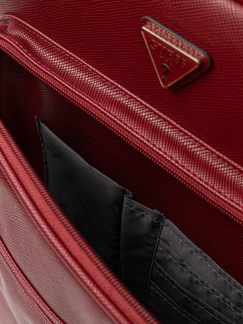 Guess plecak NOROM damski kolor czerwony duży gładki TWSN90 91032