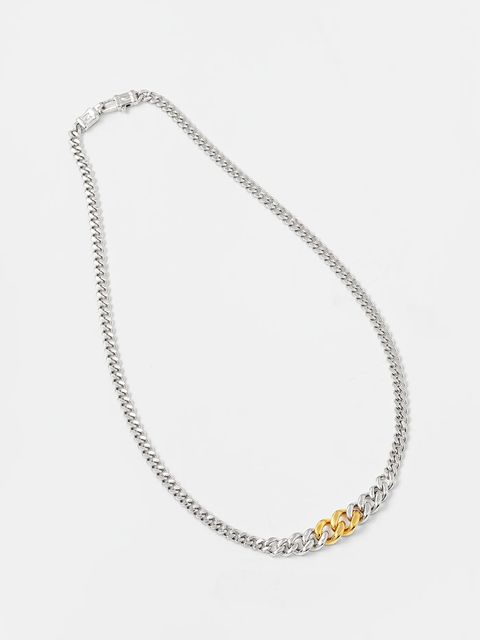 Tom Wood naszyjnik srebrny Dean Chain Duo - zdjęcie produktu nr 1