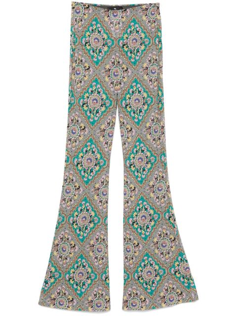 ETRO floral-print trousers - Grey - zdjęcie produktu nr 1