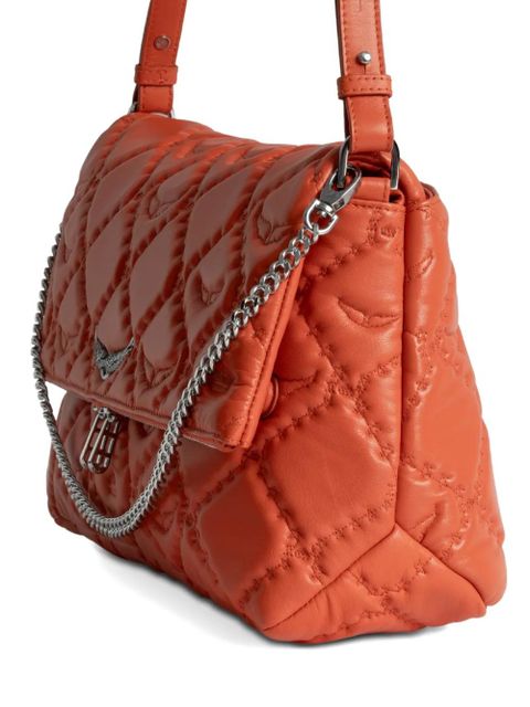 Zadig&Voltaire quilted chain crossbody bag - Orange