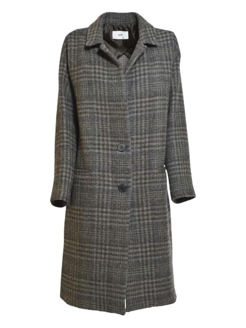 SOLOTRE check-pattern coat - Grey - zdjęcie produktu nr 1