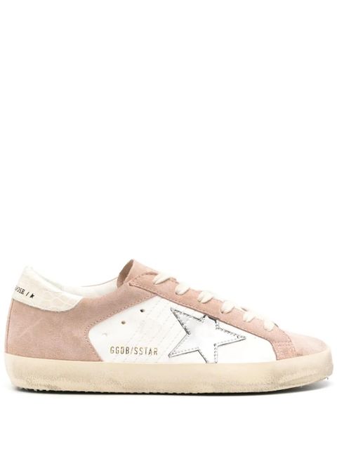 Golden Goose Super-Star distressed-finish sneakers - Neutrals - zdjęcie produktu nr 1