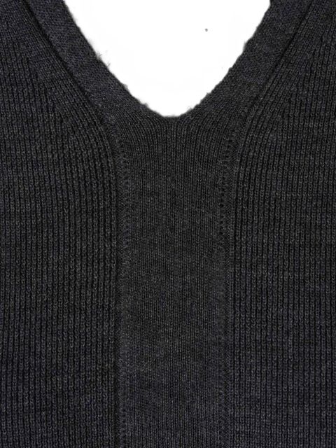 Jil Sander V-neck button-detail sweater - Grey
