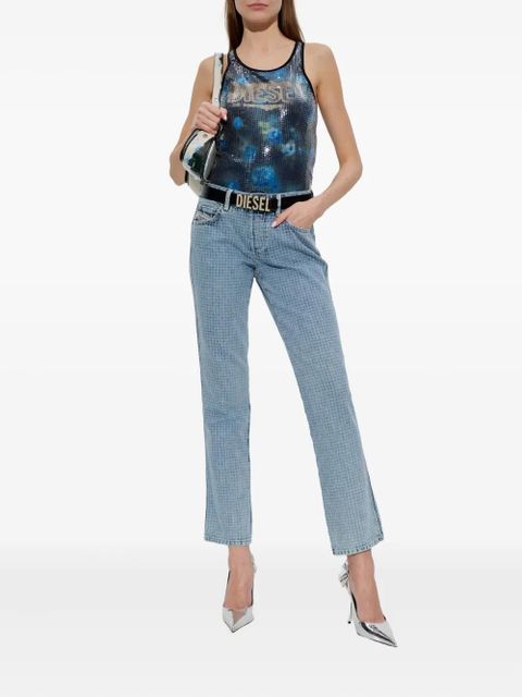 Diesel 1992 D-Jiann pattern jeans - Blue - zdjęcie produktu nr 2