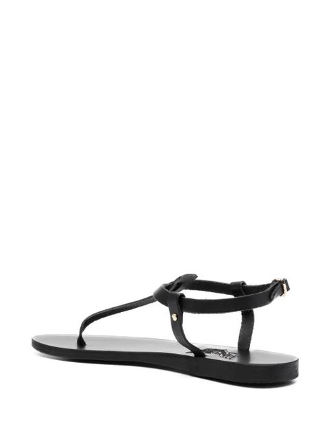 Ancient Greek Sandals Lito leather sandals - Black