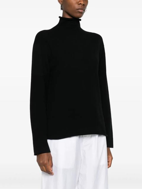 Jil Sander roll-neck cashmere jumper - Black