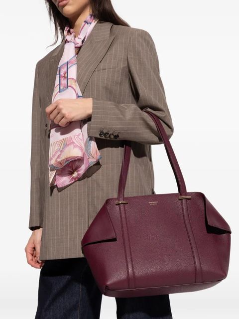 Ferragamo grainy leather tote bag - Red - zdjęcie produktu nr 2