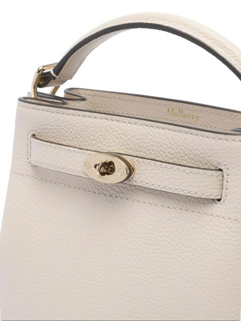 Mulberry structured bucket bag - White