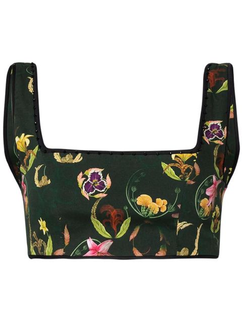 Agua By Agua Bendita Amanda Marina cropped top - Green - zdjęcie produktu nr 1