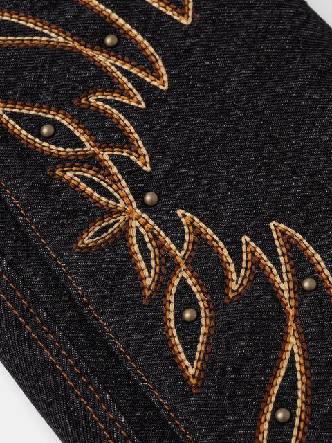 Levi's torebka jeansowa kolor czarny 004CG - zdjęcie produktu nr 2