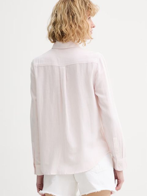 Levi's koszula z domieszką lnu NEW CLASSIC FIT BW - zdjęcie produktu nr 2