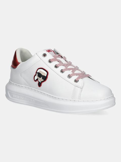Karl Lagerfeld sneakersy skórzane KAPRI NFT kolor biały KL62531N - zdjęcie produktu nr 1