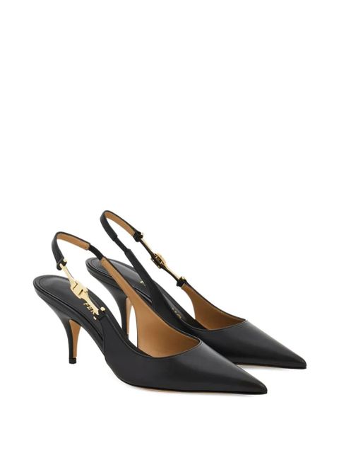 Ferragamo 70mm leather pumps - Black