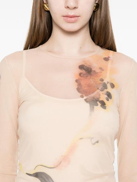 Sportmax Spsnerine long-sleeve T-shirt - Neutrals