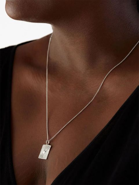 Monica Vinader fine-chain silver necklace - zdjęcie produktu nr 2