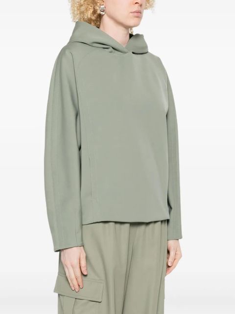 Max Mara panelled long-sleeve hoodie - 002 KAKHI - zdjęcie produktu nr 2