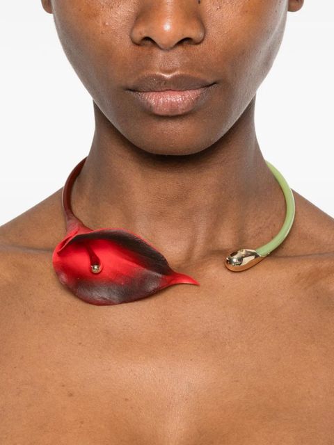 Cult Gaia calla-lily choker - Gold - zdjęcie produktu nr 2