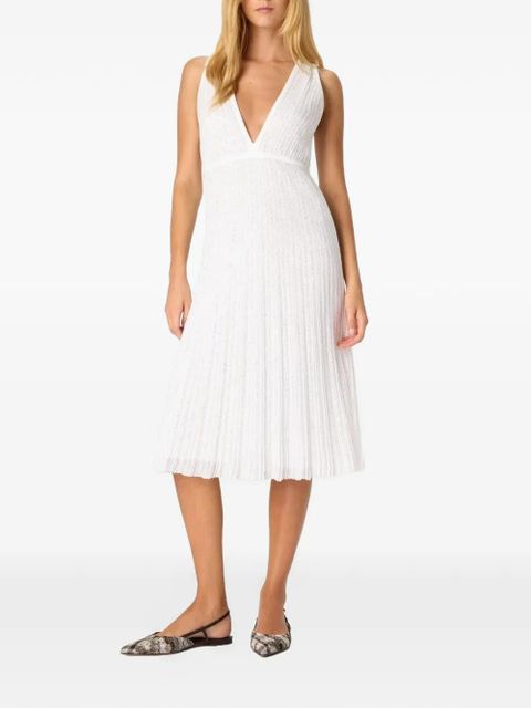 Missoni V-neck midi dress - White - zdjęcie produktu nr 2