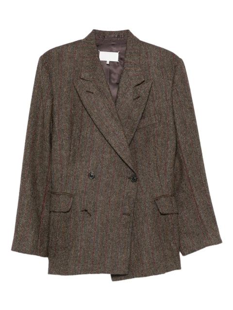 Maison Margiela double-breasted blazer - Brown - zdjęcie produktu nr 1