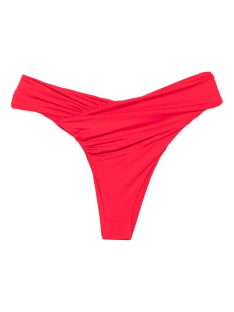 Magda Butrym twisted-waist bikini bottoms - Red - zdjęcie produktu nr 1