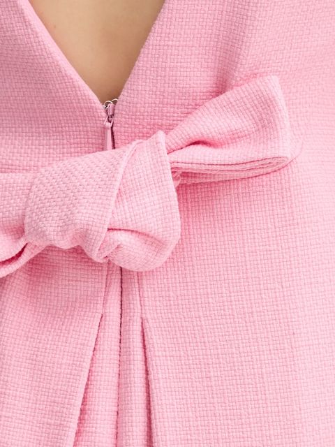 Weekend Max Mara sukienka bawełniana kolor różowy mini rozkloszowana 2515221016600