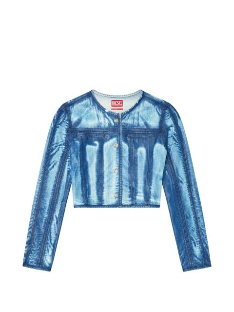 Diesel buttoned denim jacket - Blue - zdjęcie produktu nr 1