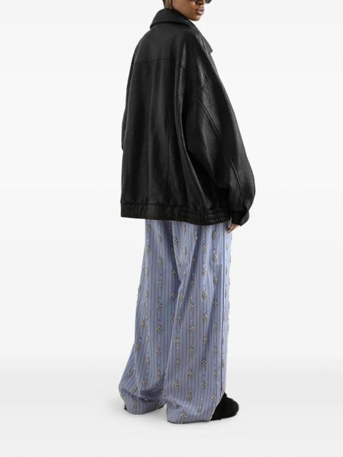 Dolce & Gabbana ribbed cotton serafino T-shirt - Pink