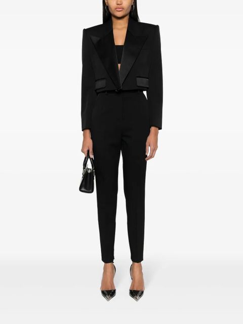 Dolce & Gabbana tailored cropped blazer - Black