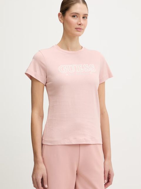 Guess t-shirt bawełniany KETTY - zdjęcie produktu nr 1