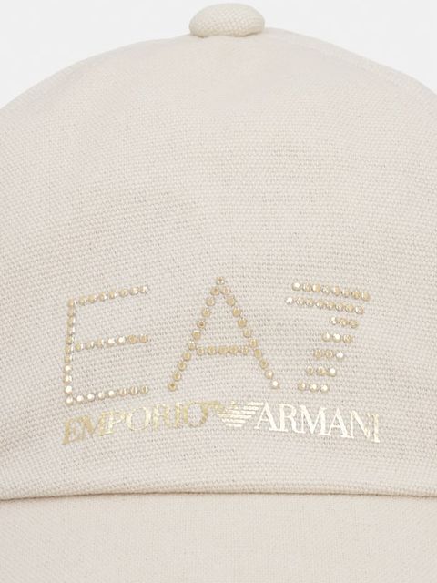 EA7 Emporio Armani czapka z daszkiem bawełniana - zdjęcie produktu nr 1