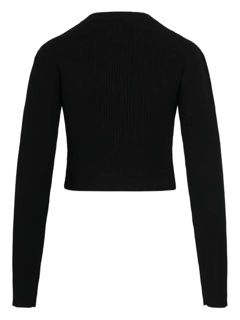 Yuzefi ribbed button sweater - Black - zdjęcie produktu nr 2