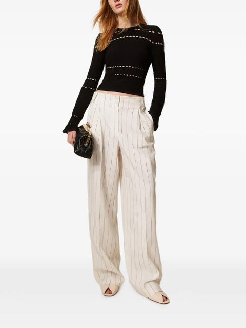 TWINSET openwork sweater - Black - zdjęcie produktu nr 2