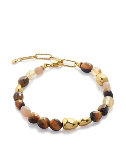 Monica Vinader Rio Neutral Gemstone beaded bracelet - Gold - zdjęcie produktu nr 1