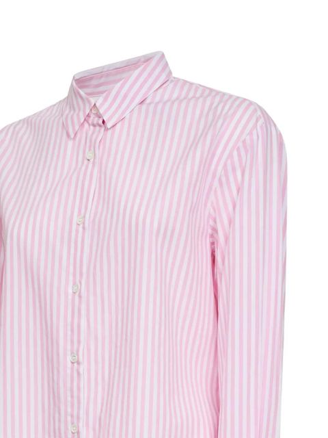 MC2 Saint Barth striped button-down cotton shirt - Pink