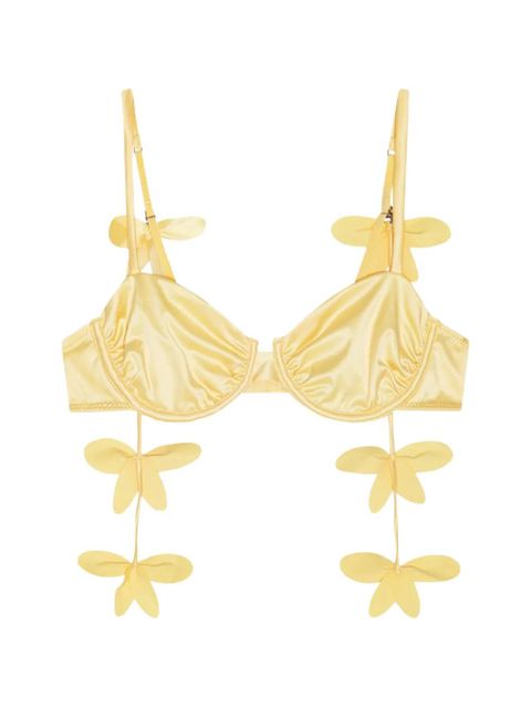 ROTATE BIRGER CHRISTENSEN x Love Stories flower detail underwire bra - Yellow - zdjęcie produktu nr 1