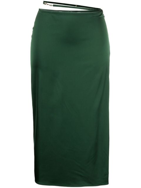 Jacquemus La Jupe Notte midi skirt - Green - zdjęcie produktu nr 1