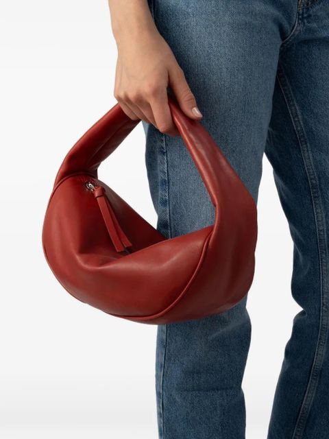 BY FAR Cush leather shoulder bag - Red - zdjęcie produktu nr 2