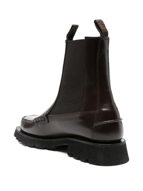 Hereu 30mm Alda elastic-panel chelsea boots - Brown - zdjęcie produktu nr 2