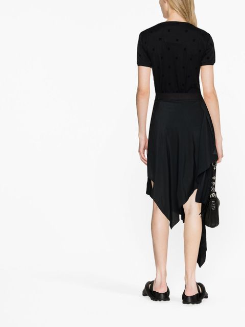 Givenchy logo-print layered-effect T-shirt - Black