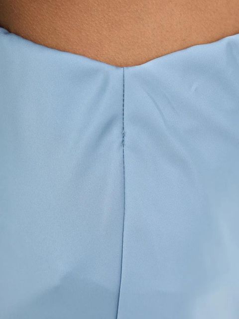 Answear.LAB spódnica kolor niebieski maxi rozkloszowana