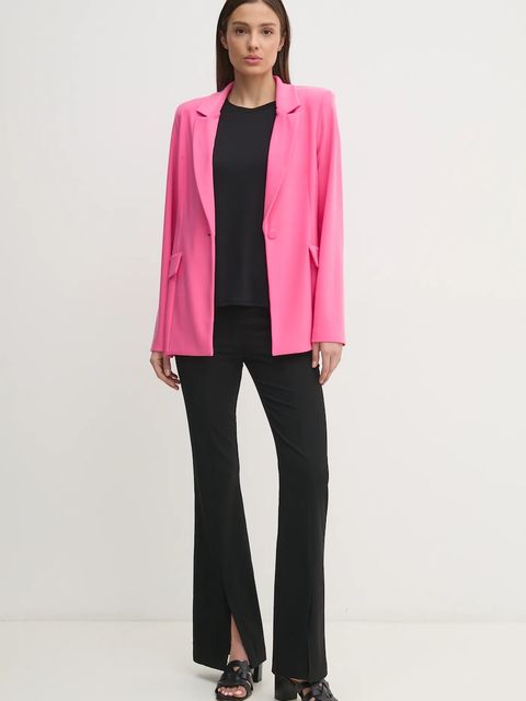 Joseph Ribkoff marynarka kolor różowy jednorzędowa gładka 251240 - zdjęcie produktu nr 2