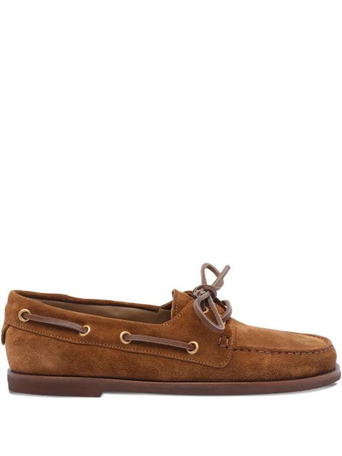 Gianvito Rossi suede loafers - Brown - zdjęcie produktu nr 1