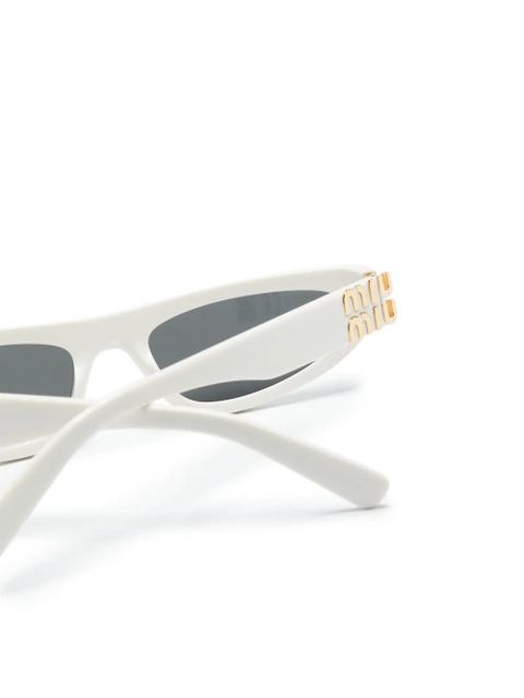 Miu Miu Eyewear Miu Glimpse cat-eye sunglasses - White