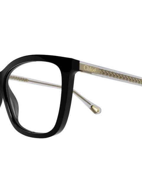 Chloé Eyewear cat-eye frame glasses - Black
