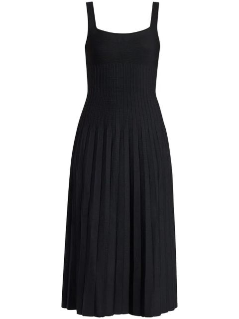 STAUD Ellison knitted midi dress - Black - zdjęcie produktu nr 1