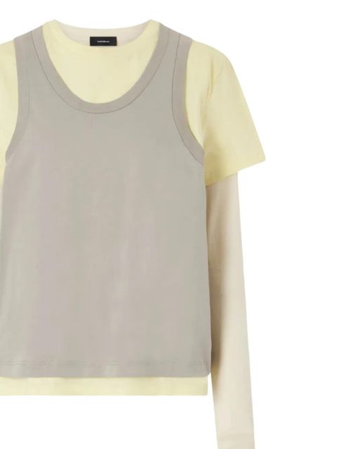 WARDROBE.NYC colour-block layered mini dress - Neutrals - zdjęcie produktu nr 2