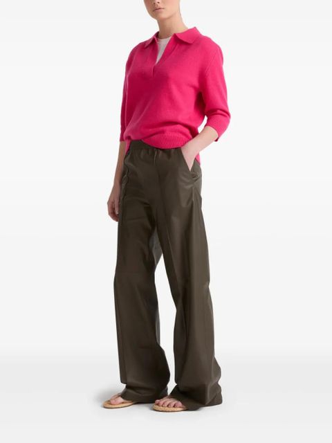 Yves Salomon leather trousers - Brown - zdjęcie produktu nr 2