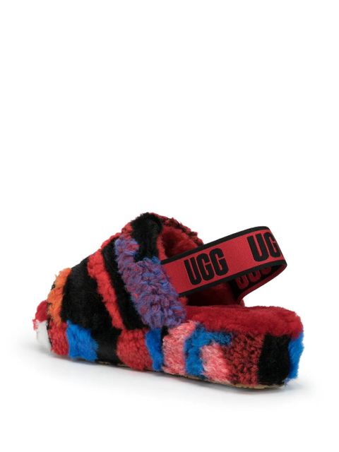 UGG Fluff Yeah slides - Red